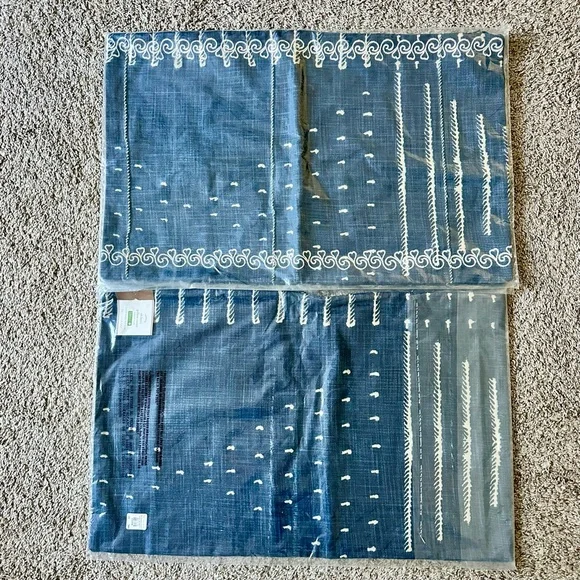 Shibori Pillow Case Covers 16x26 - Picture 4 of 4